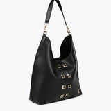 Bolso LOLA CASADEMUNT Shopper con Ojales Negro