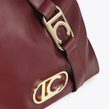 Bolso LOLA CASADEMUNT Shopper Ffecto Piel con Logo LC Ovalado