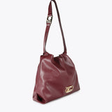 Bolso LOLA CASADEMUNT Shopper Ffecto Piel con Logo LC Ovalado