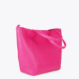 LOLA CASADEMUNT Shopper Bag Unstrukturiertes Monogramm Fuchsia 