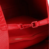 LOLA CASADEMUNT Unstrukturierte Shopper-Tasche Rotes Monogramm 