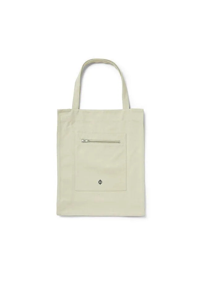 Bolso Shopper Samsøe Samsøe Luca Agate Gray - ECRU