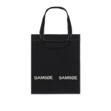 Bolso Shopper Samsøe Samsøe Salucca shopper 15110 Black Moon - ECRU
