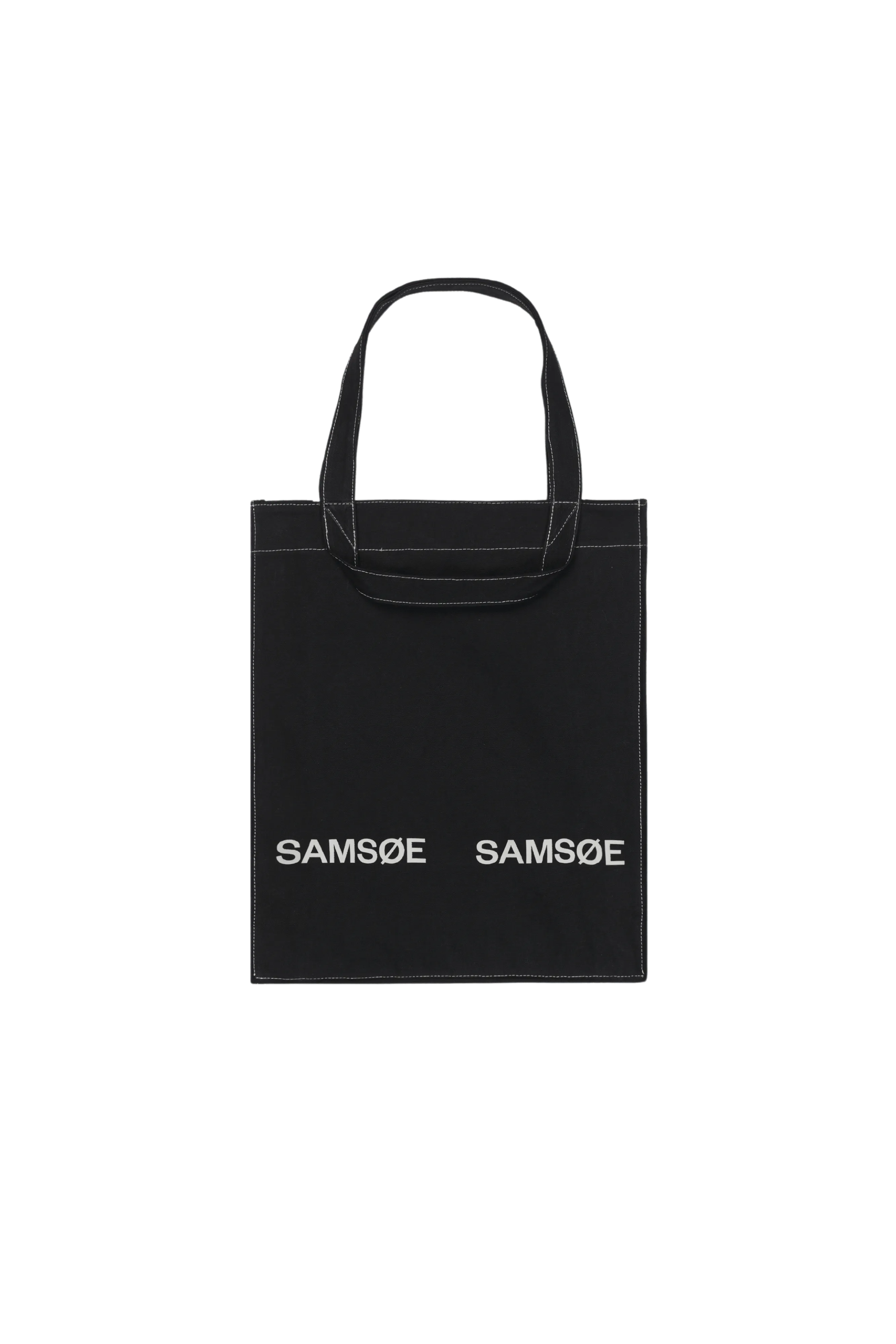 Bolso Shopper Samsøe Samsøe Salucca shopper 15110 Black Moon - ECRU