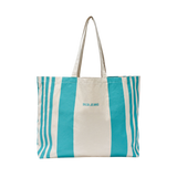 Bolso de Playa SALSA JEANS Rayas Turquesa