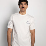 Camiseta Boston Bon Appétit Blanco Roto, modelo vista trasera