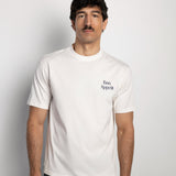 Camiseta Boston Bon Appétit Blanco Roto, modelo vista trasera