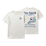 Camiseta Boston Bon Appétit Blanco Roto, vista de producto