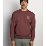Sudadera Boston AM PM Granate Claro, modelo vista frontal