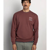 Sudadera Boston AM PM Granate Claro, modelo vista frontal