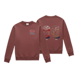Sudadera Boston AM PM Granate Claro, vista de producto