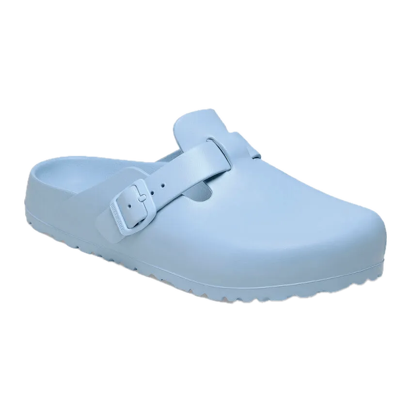 Boston Birkenstock EVA Dusty Blue - ECRU