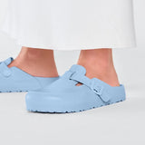 Boston Birkenstock EVA Dusty Blue - ECRU