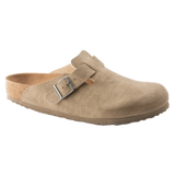 Boston Birkenstock Versión Vegana Microfibra Desert Dust Gray Taupe - ECRU