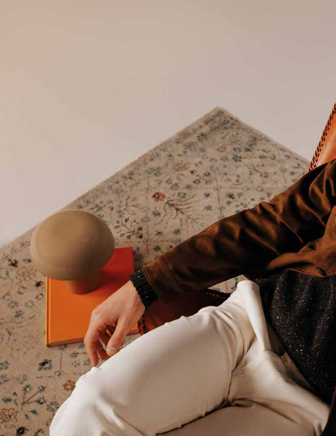 Sobrecamisa Boston Denver Café, detalle editorial
