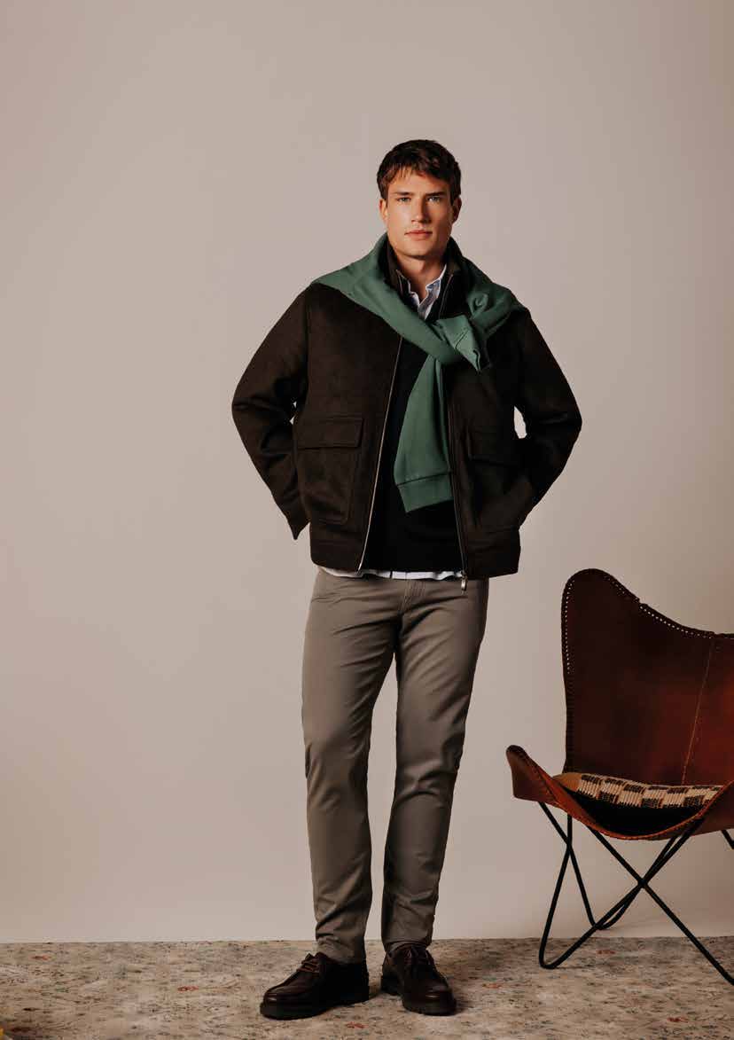 Pantalón Boston Ringo Corteza, look completo