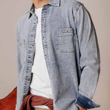 Sobrecamisa Boston Tuy Lavado Medio, detalle editorial