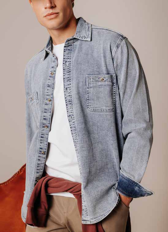 Sobrecamisa Boston Tuy Lavado Medio, detalle editorial