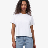 Camiseta COLORFUL STANDARD Women Orgánica Crop Optical White
