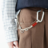 Llavero TOPOLOGIE Braided Keychain Black