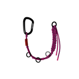 Porte-clés TOPOLOGIE tressé noir