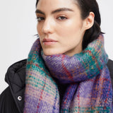 Bufanda Ichi Makena Amaranth Purple - ECRU