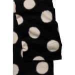 Bufanda TIFFOSI Angelic A negra de lunares, flat frontal