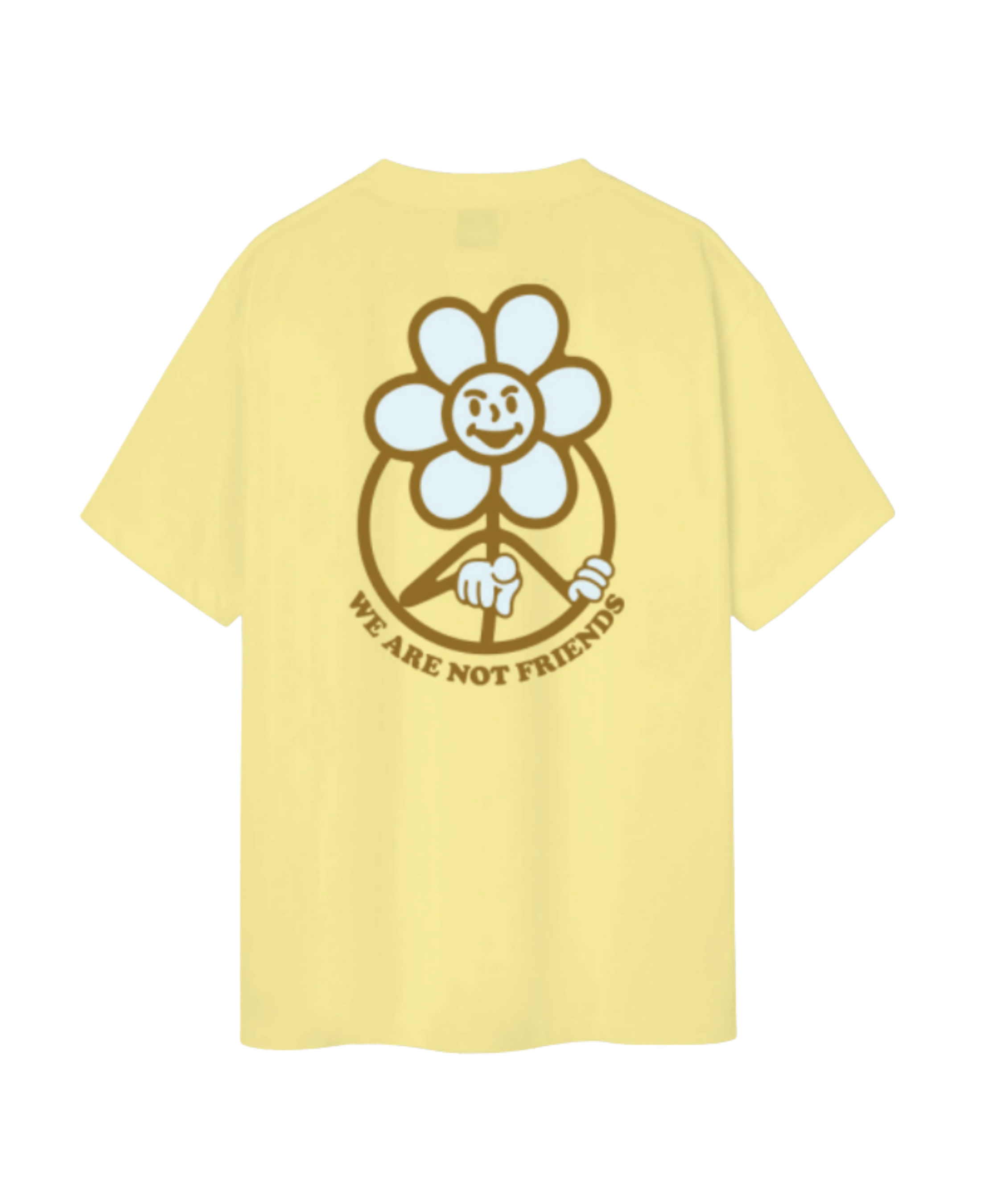 Camiseta WE ARE NOT FRIENDS Daisy Butter