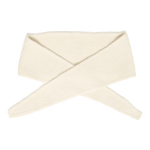 Bufanda B.YOUNG Vilko Birch Melange — frontal, fondo transparente