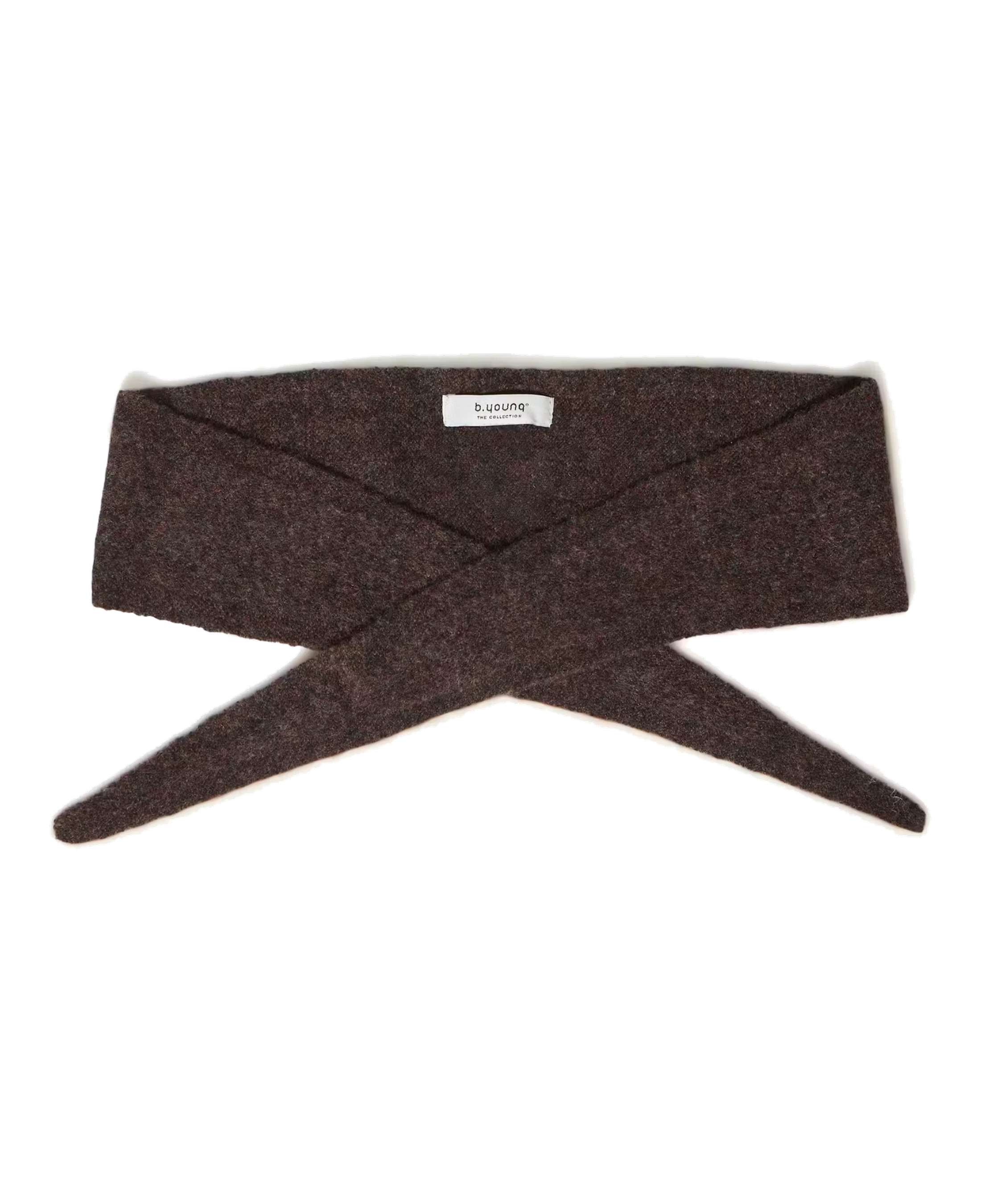Bufanda B.YOUNG Vilko Java — frontal, fondo transparente