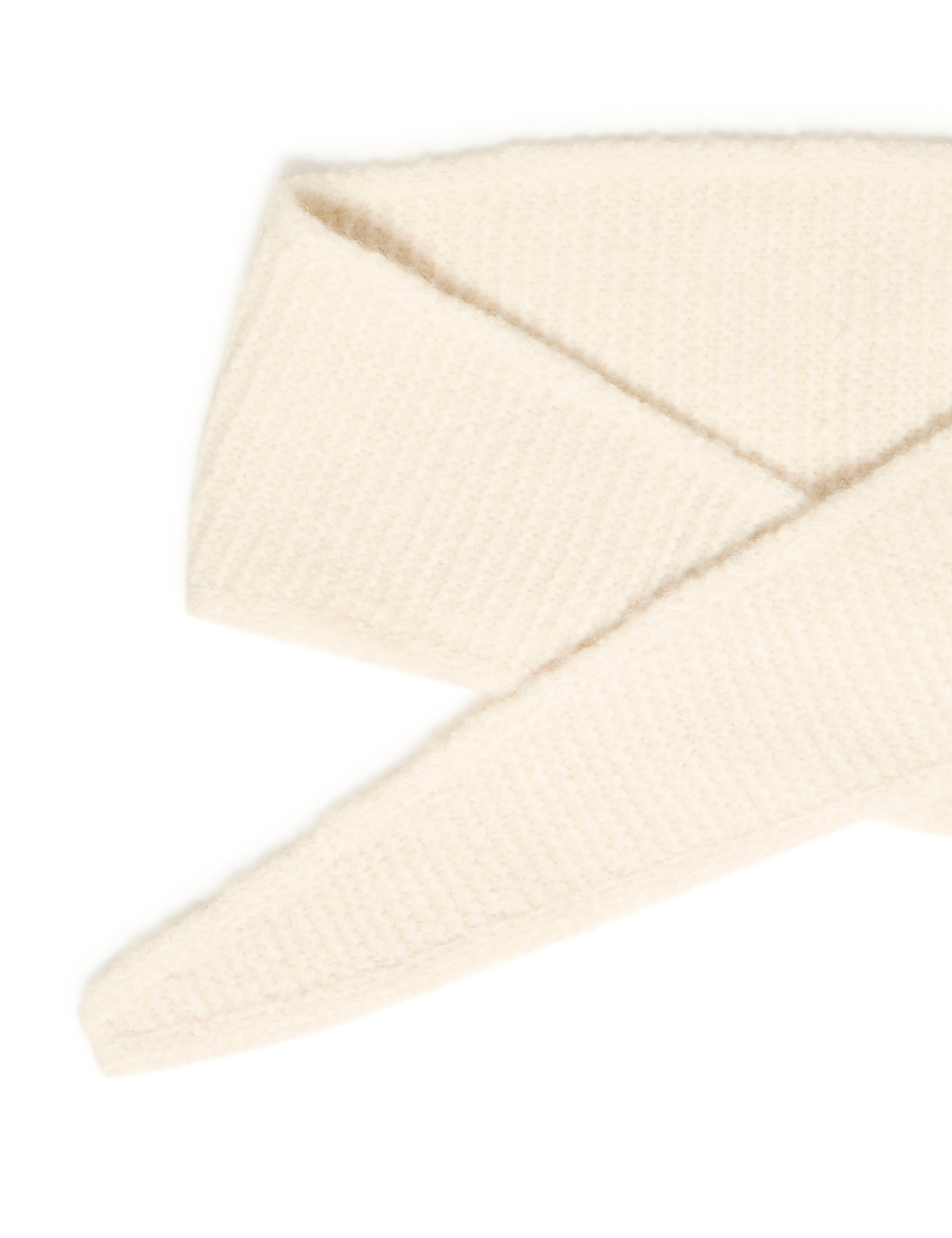 Bufanda B.YOUNG Vilko Birch Melange — detalle oficial del tejido