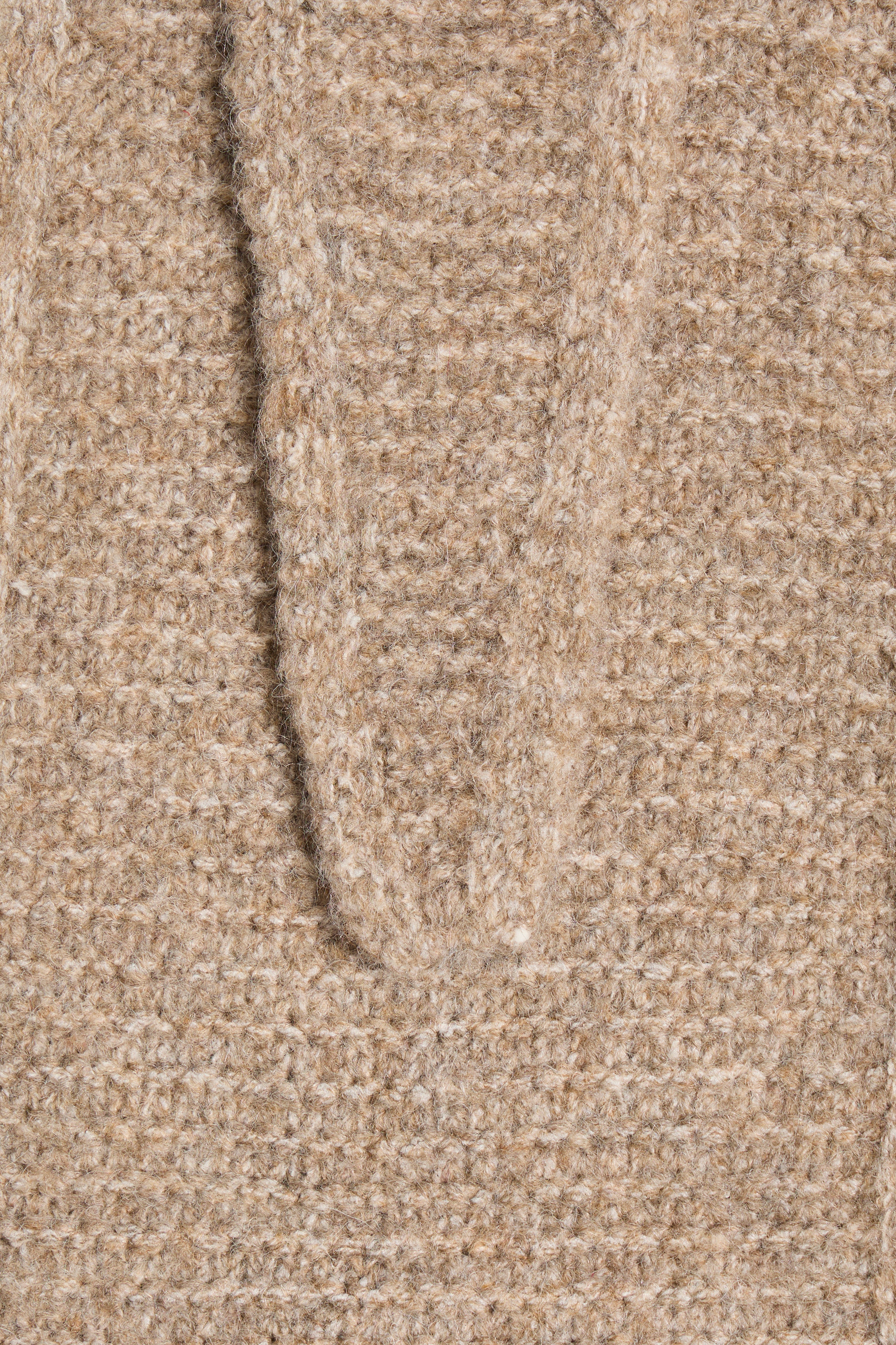 Bufanda B.YOUNG Vilko Walnut Melange — detalle oficial del tejido