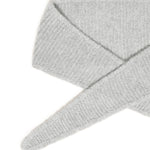 Bufanda B.YOUNG Vilko Mid Grey Melange — detalle oficial del tejido