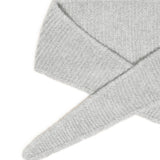 Bufanda B.YOUNG Vilko Mid Grey Melange — detalle oficial del tejido