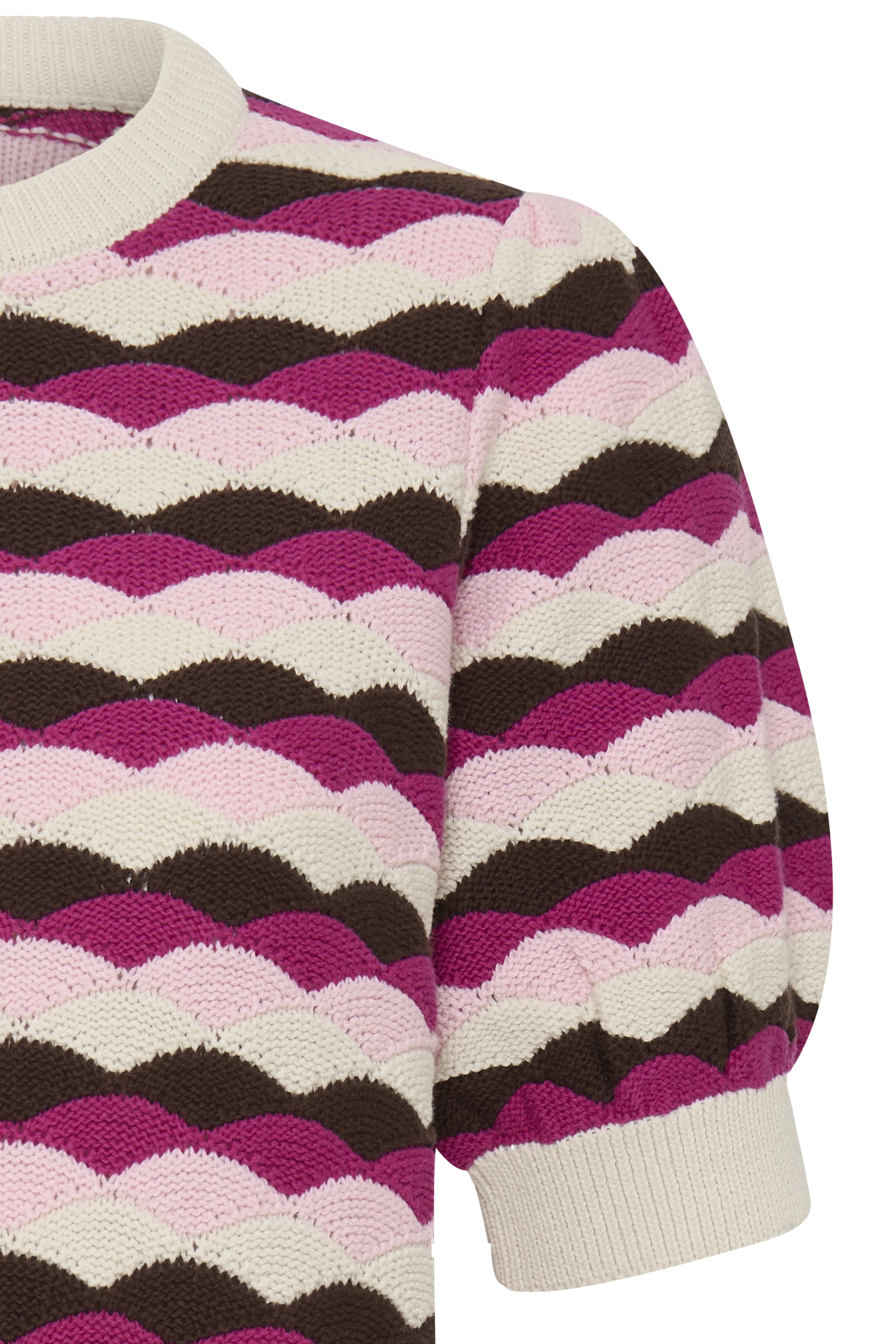 Jersey B.YOUNG Bymagio Orchid Pink Abstract — vista 3