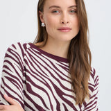 Jersey B.YOUNG Bymmorla Jacquard Animal Fig — vista 4