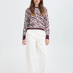 Jersey B.YOUNG Bymmorla Jacquard Animal Fig — vista 5