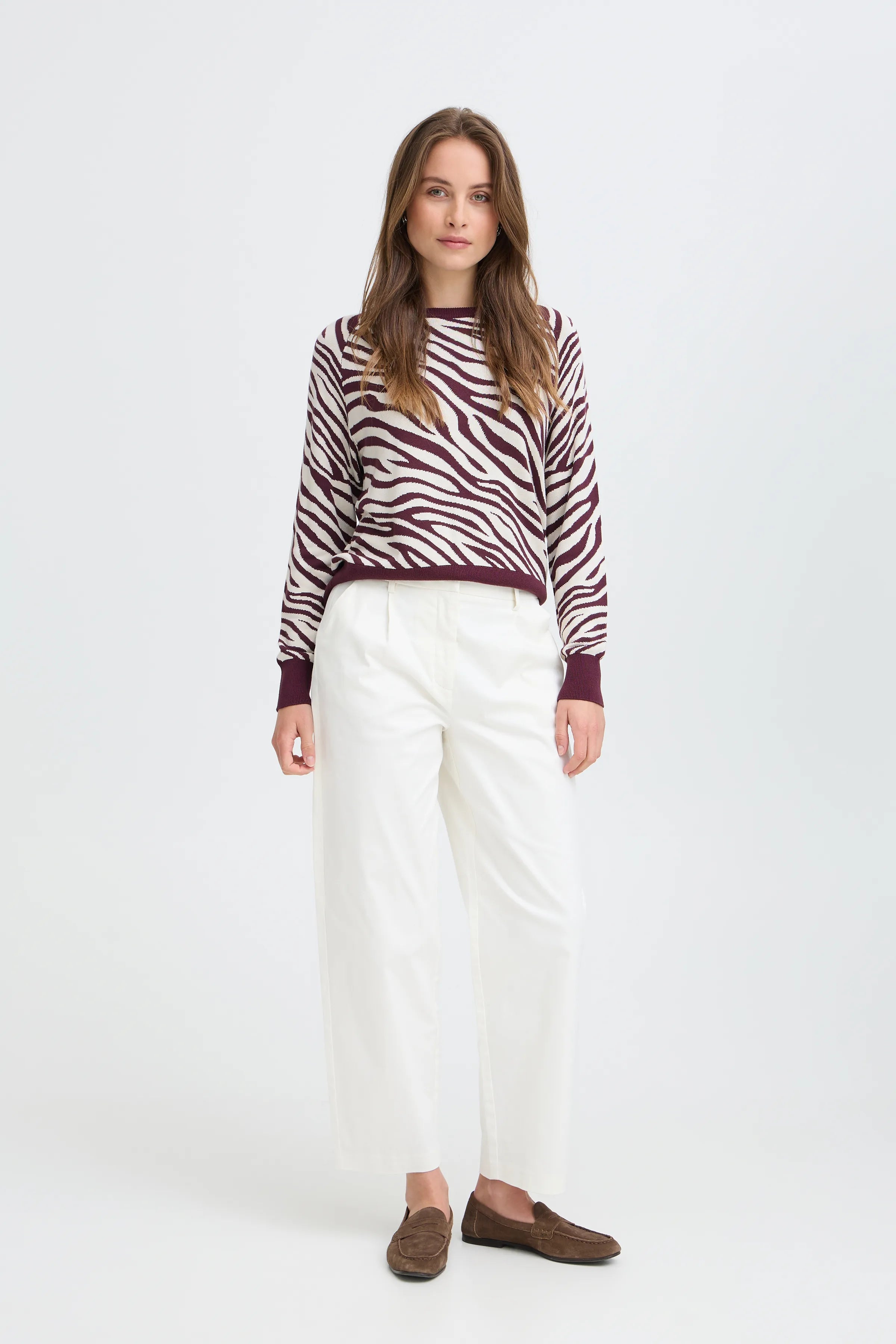 Jersey B.YOUNG Bymmorla Jacquard Animal Fig — vista 5