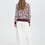 Jersey B.YOUNG Bymmorla Jacquard Animal Fig — vista 7