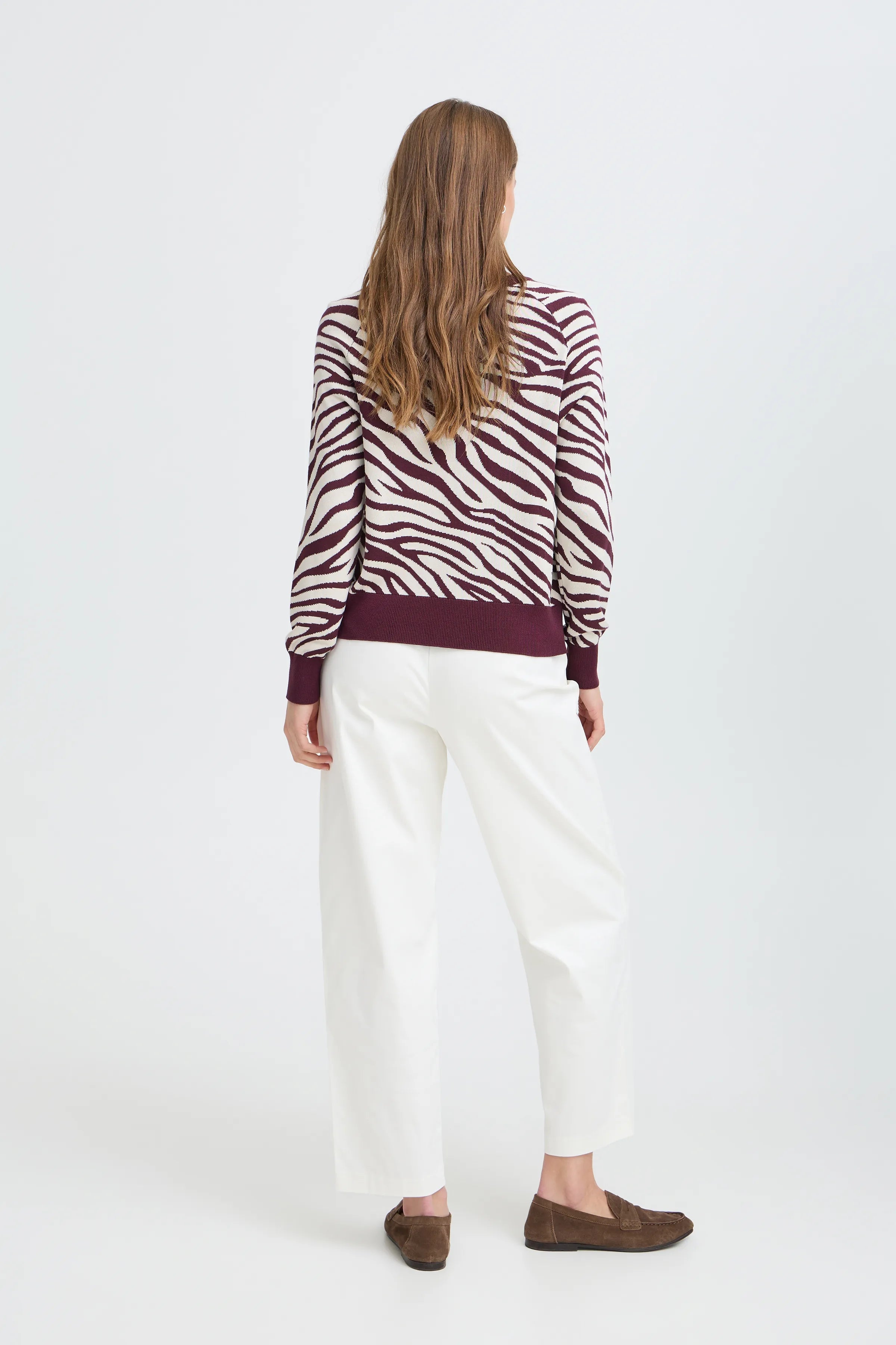Jersey B.YOUNG Bymmorla Jacquard Animal Fig — vista 7