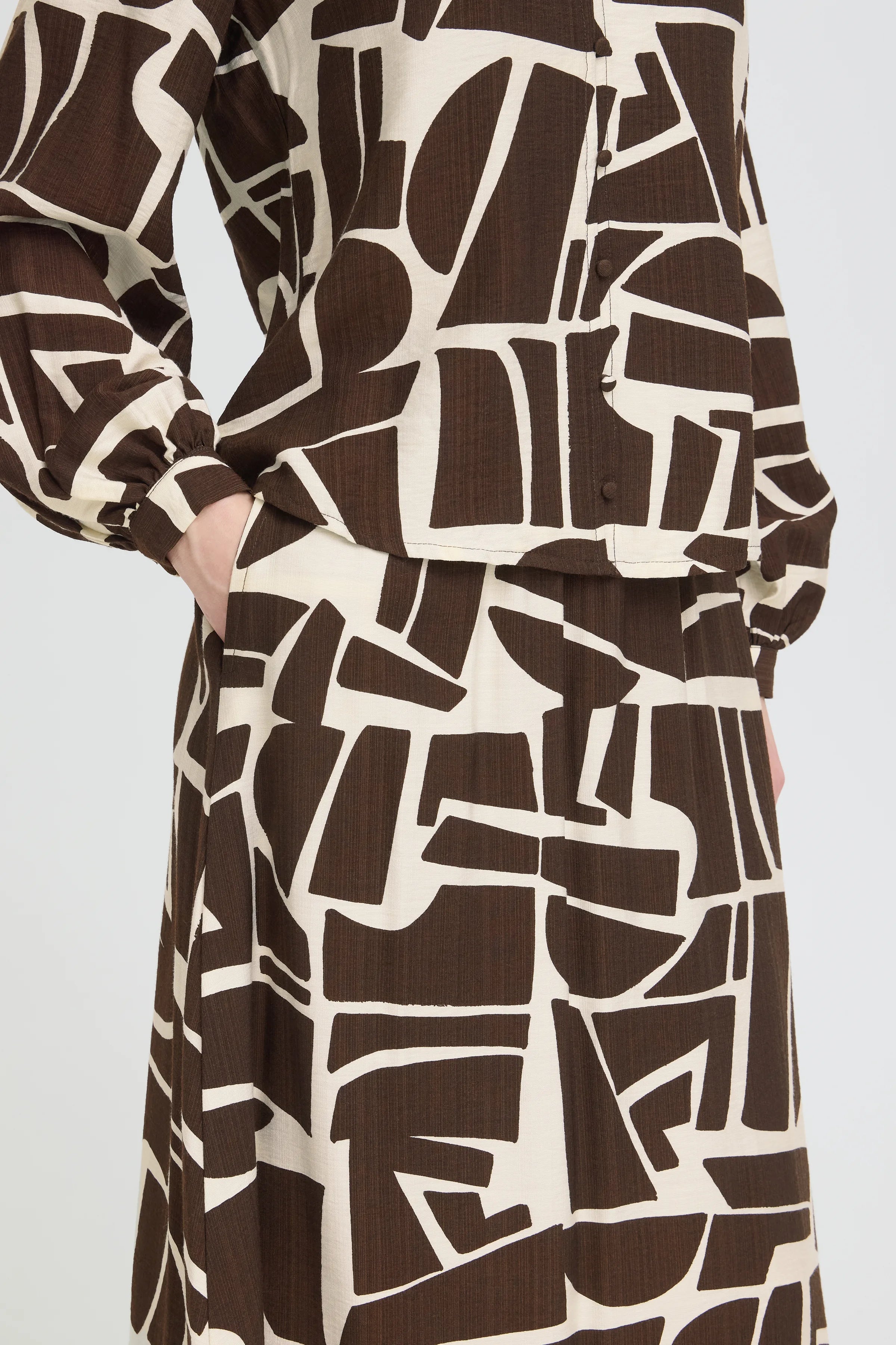 Falda B.YOUNG Byikaia Java Geometric Shapes — vista 4