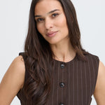 Chaleco B.YOUNG Byrowan Java Pinstripe — vista 4