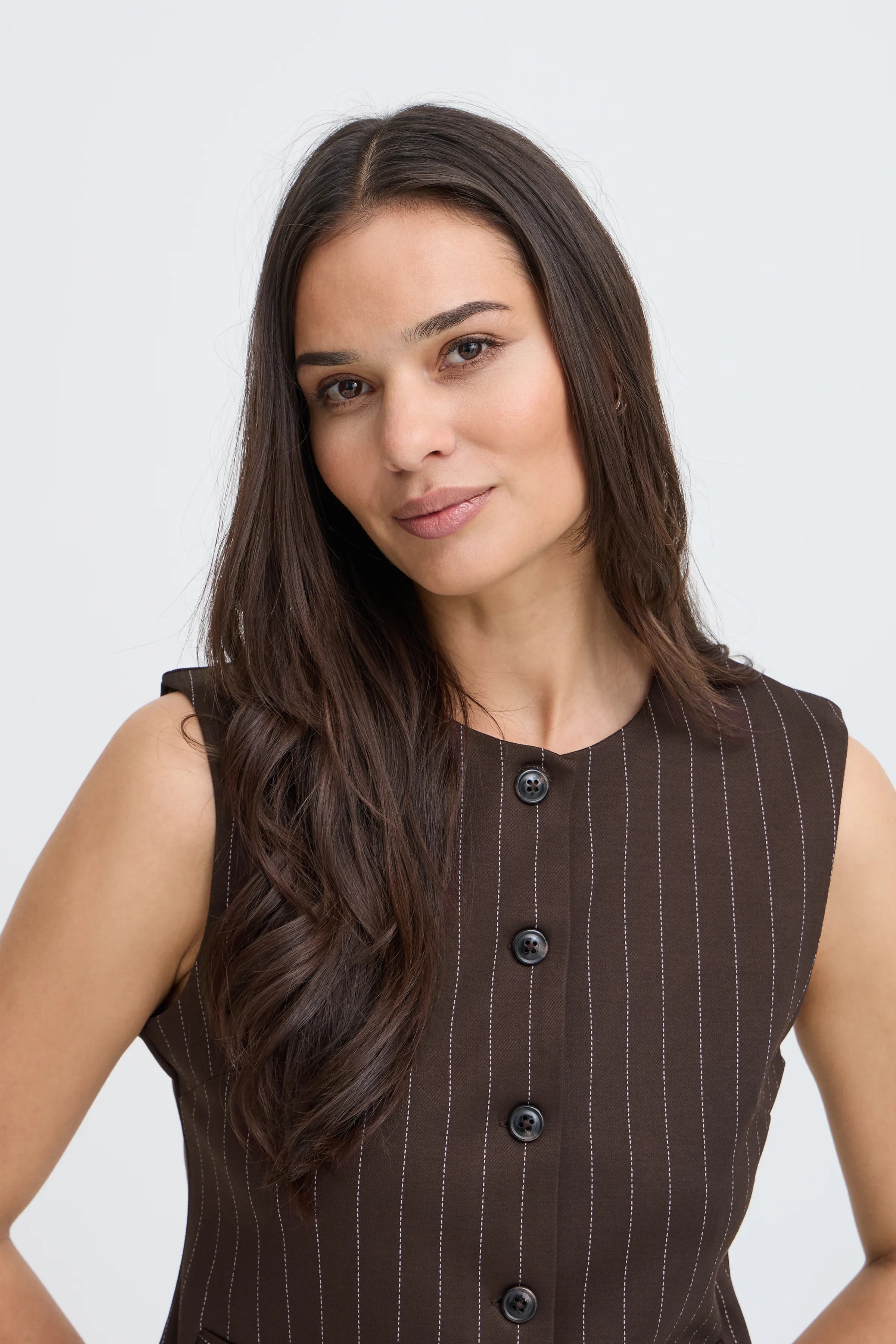 Chaleco B.YOUNG Byrowan Java Pinstripe — vista 4