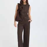 Chaleco B.YOUNG Byrowan Java Pinstripe — vista 5