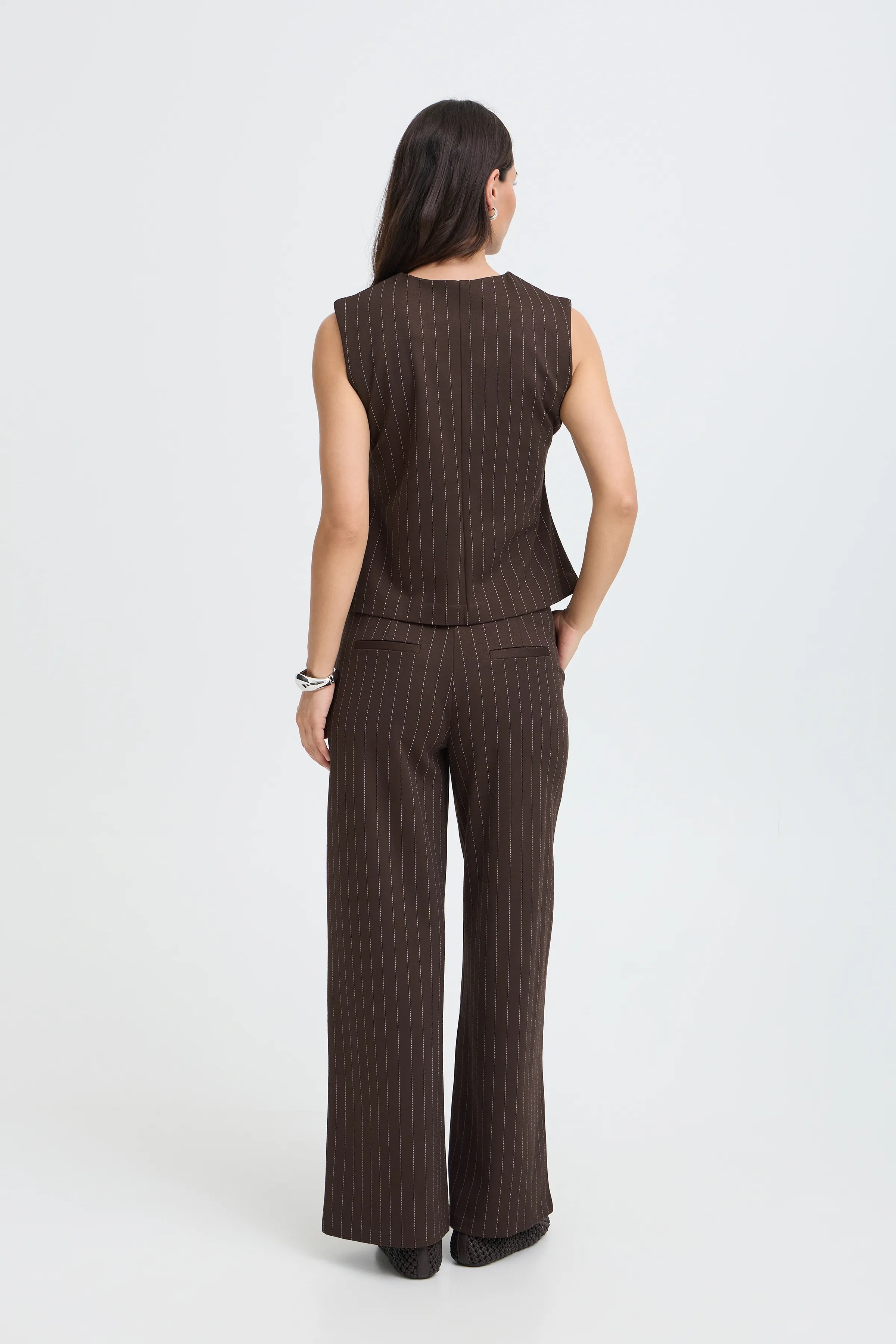 Chaleco B.YOUNG Byrowan Java Pinstripe — vista 7