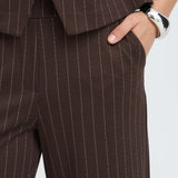 Pantalón B.YOUNG Byrowan Wide Java Pinstripe — vista 4