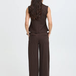 Pantalón B.YOUNG Byrowan Wide Java Pinstripe — vista 7