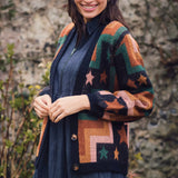 SUGARHILL Morganna Chevron &amp; Stars Cardigan
