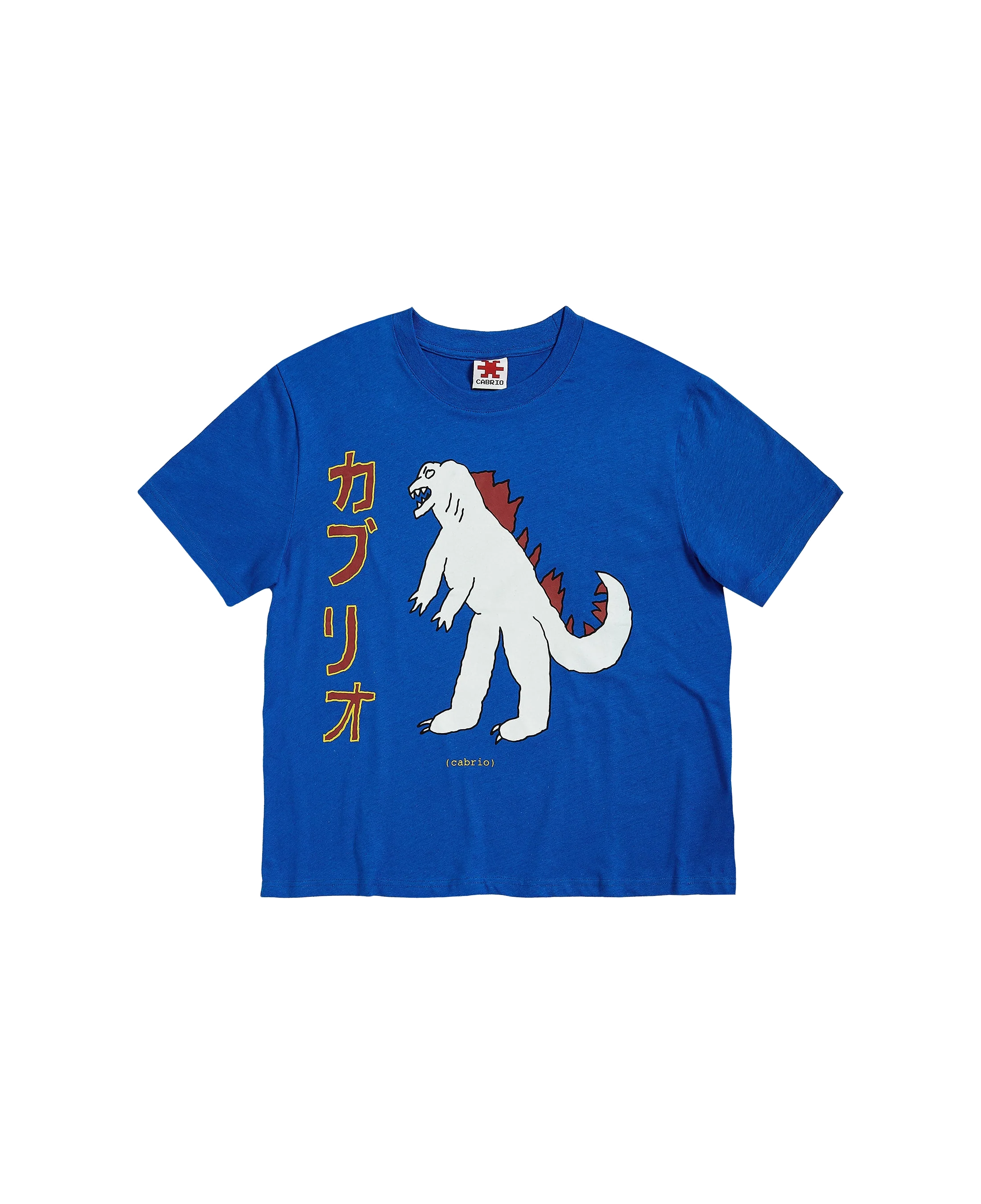 Camiseta CABRIO Gozilla Blue vista frontal