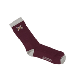 Calcetines Blue Banana Classic Burgundy - ECRU